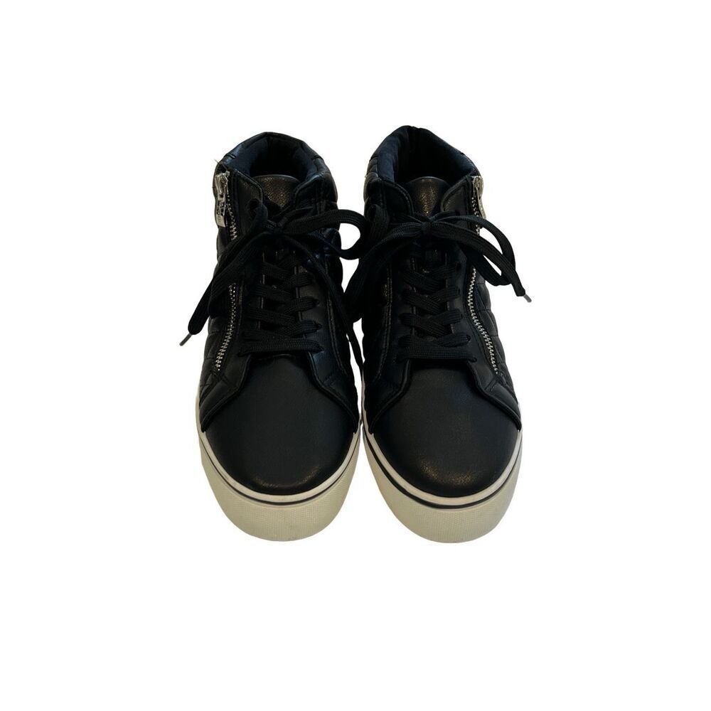 Wanted “Hudson” black ankle platform sneakers - 8.5
